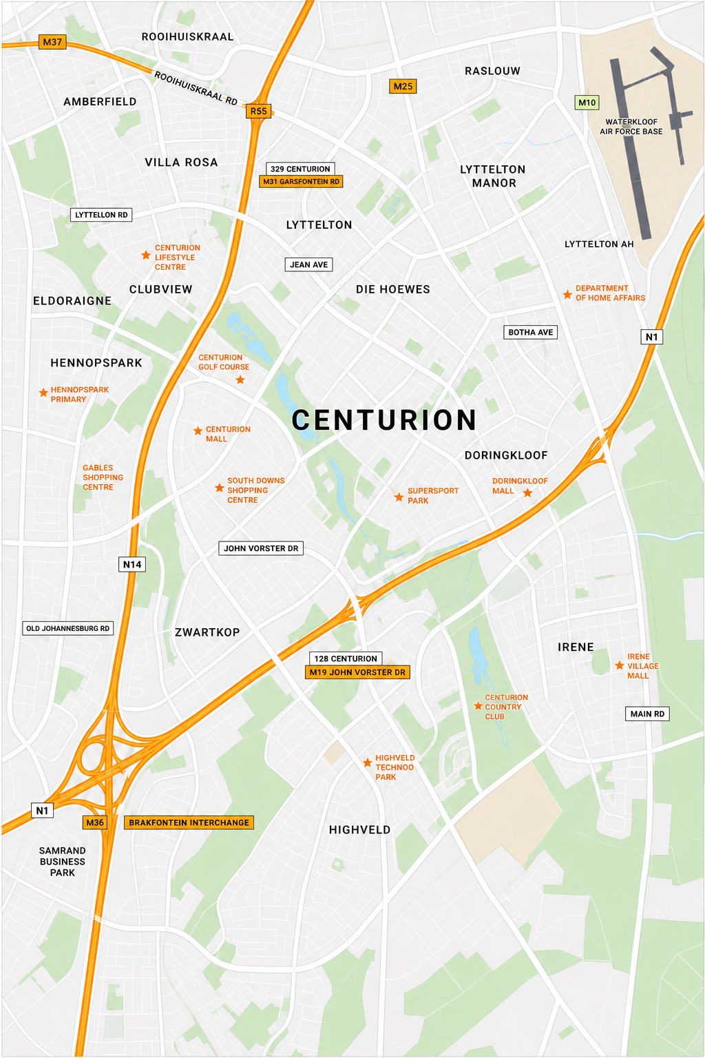 Centurion Map Full View-1